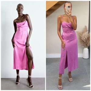 Zara Satin Dress New